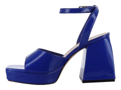 Zapatillas Senties Color Azul Cobalto para Mujer
