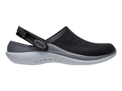 Zuecos Crocs LiteRide 360 Clog Negro y Gris para Niño