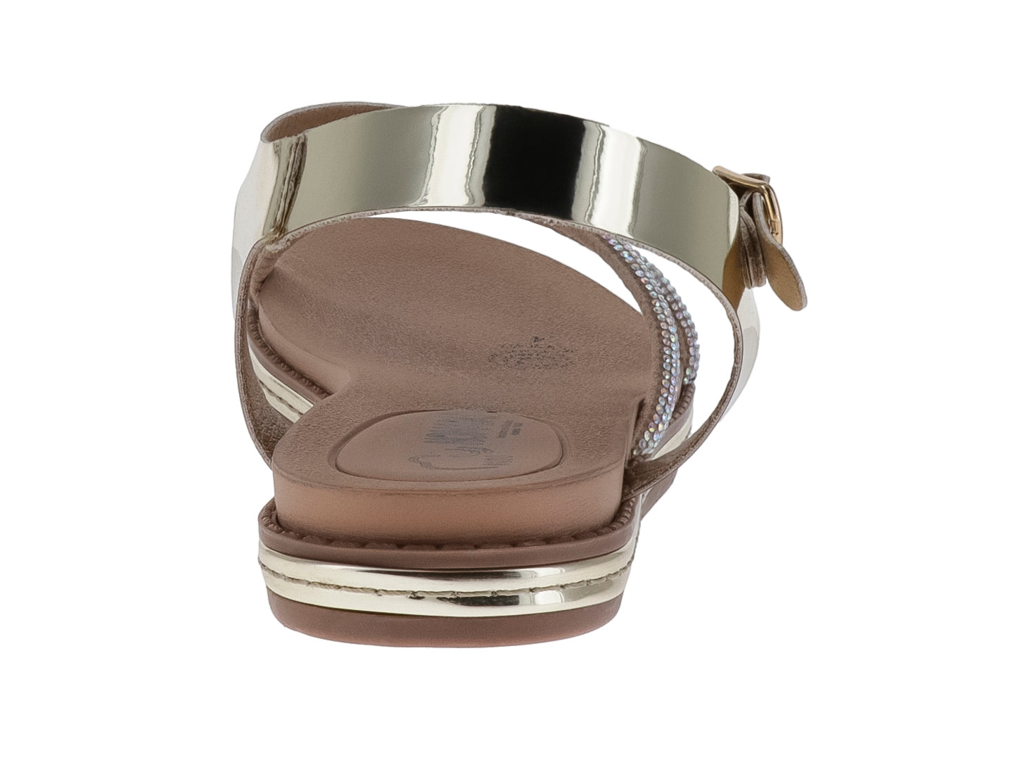 Sandalias Nomadas Sandalia Oro Dama 20422 Para Mujer