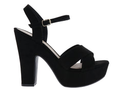 Sandalias de Plataforma ROZE Negro para Mujer