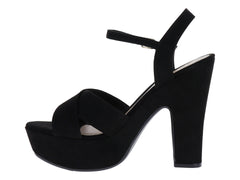 Sandalias de Plataforma ROZE Negro para Mujer