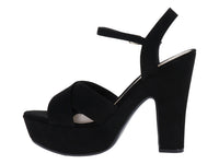 Sandalias de Plataforma ROZE Negro para Mujer