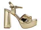 Zapatillas Yvory Dorado Dama 81311 Para Mujer