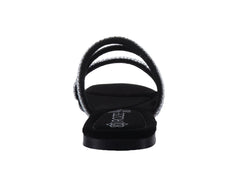 Sandalias ROZE Negro con Brillos para Mujer