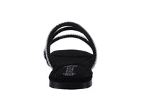 Sandalias ROZE Negro con Brillos para Mujer