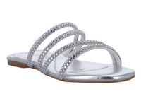 Sandalias ROZE Plata con Brillos para Mujer