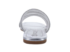 Sandalias ROZE Plata con Brillos para Mujer