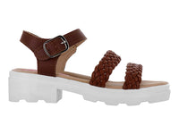 Sandalias Rilo Color Camel para Niña