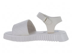 Sandalias Miniburbujas Blancas para Niña