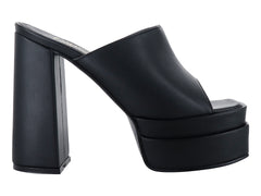 Sandalias de Plataforma Luna Rosa Negro para Mujer