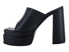 Sandalias de Plataforma Luna Rosa Negro para Mujer