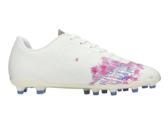 Tenis de Fútbol Charly Blanco con Rosa para Hombre