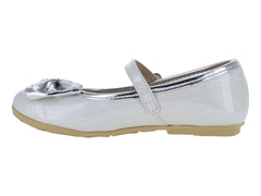 Zapatos SARELE para Niña en Charol Plata