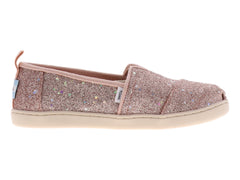 Alpargatas TOMS Glitter Rosa Oro para Niña
