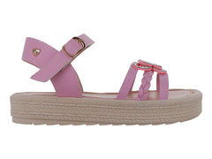 Sandalias Miroslava Rosa para Niña