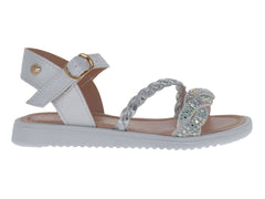 Sandalias Miroslava Plata para Niña