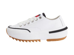Tenis Tommy Hilfiger Tommy Jeans Run Cleat Blancos para Mujer