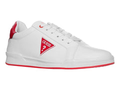 Tenis Guess Blancos con Rojo para Hombre