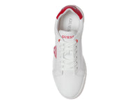 Tenis Guess Blancos con Rojo para Hombre