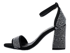 Sandalias Luna Rosa Negro para Mujer