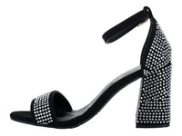 Sandalias Luna Rosa Negro para Mujer