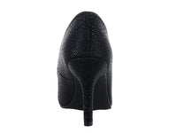 Zapatillas de Tacón Luna Rosa Negro para Mujer