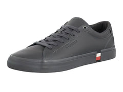 Tenis Tommy Hilfiger Modern Vulc Corporate Leather Gris para Hombre
