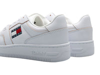 Tenis Tommy Hilfiger Tommy Jeans Etch Basket Blancos para Mujer