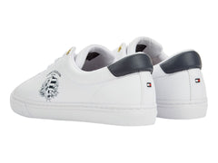 Tenis Tommy Hilfiger TH Crest Blancos para Mujer