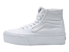 Tenis Vans Sk8 Hi Tapered Stackform Blancos para Mujer