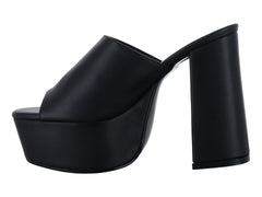 Zapatillas Luna Rosa Negro para Mujer