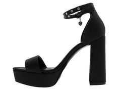 Zapatillas de Tacón Forever 21 Negro para Mujer