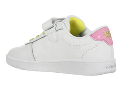 Tenis K-Swiss Tweeties Blanco y Rosa para Niña