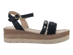 Sandalias Luna Rosa Negro para Mujer