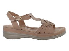 Sandalias Luna Rosa Color Maquillaje para Mujer