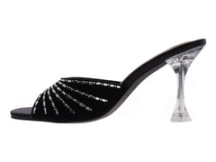 Zapatillas Roze Fiesta Negro para Mujer