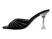 Zapatillas Roze Fiesta Negro para Mujer