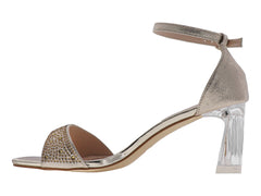 Sandalias de Tacón ROZE Dorado para Mujer