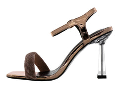 Sandalias de Tacón Roze Rose Gold para Mujer