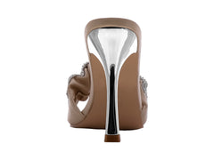 Sandalias ROZE Nude con Pedrería para Mujer