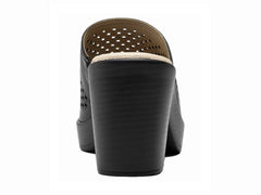 Sandalias Flexi Negro con Plataforma para Mujer