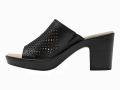 Sandalias Flexi Negro con Plataforma para Mujer