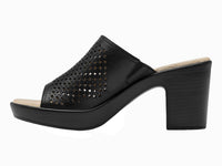Sandalias Flexi Negro con Plataforma para Mujer
