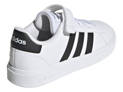 Tenis Adidas Grand Court 2.0 Blanco con Negro para Niño