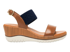 Sandalias Flexi Plataforma Color Tan para Mujer