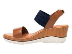Sandalias Flexi Plataforma Color Tan para Mujer