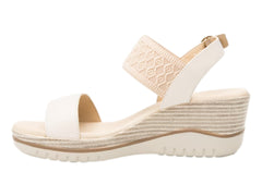 Sandalias Flexi Confort de Plataforma Blancas para Mujer