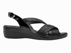 Sandalias Flexi Negro para Mujer