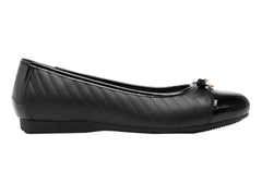 Zapatos Planos Flexi Negro para Mujer