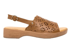 Sandalias Flexi de Plataforma Color Tan para Mujer